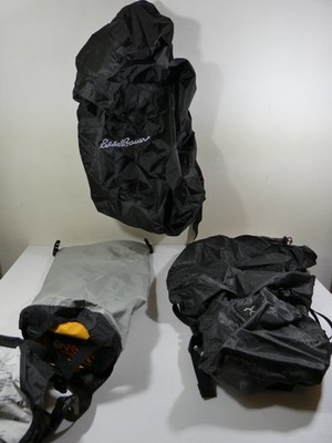 Lot of 3 outdoors items: sea to summit compression dry bag ,Eddie Bauer cover