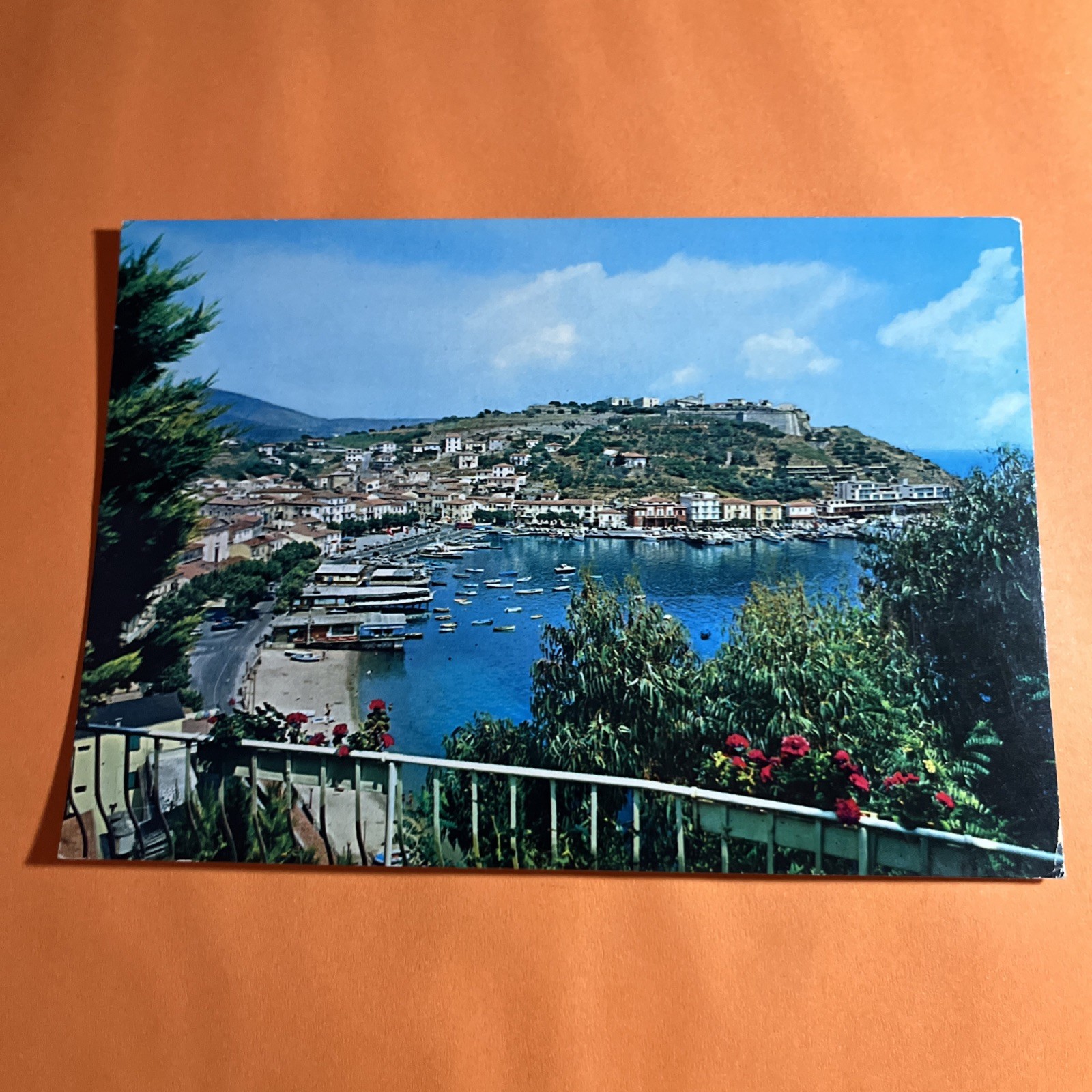 ISOLA D'ELBA PORTO AZZURRO - VIAGGIATA - CARTOLINA A COLORI COLLEZIONE