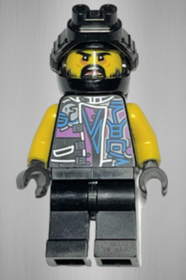 Lego  Minifigur njo414 njo0414 Ninjago Sons of Garmadon Biker Motorrad