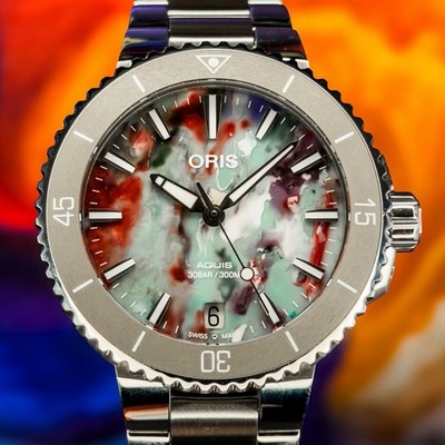 Oris Aquis Date Upcycle  - 01 733 7770 4150 - 10 Yr Warranty!