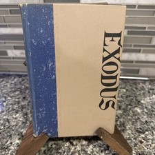 EXODUS A Novel of Israel by Leon Uris First Edition Doubleday 1958 VTG Book