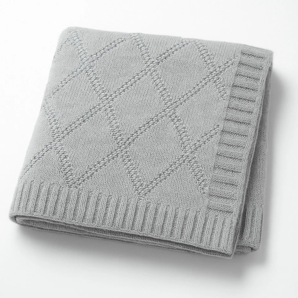 Conjunto de regalo neutral para bebé pieza de caja recién nacido paquete de bienvenida juguetes de madera manta tejida Foto 3 de 4