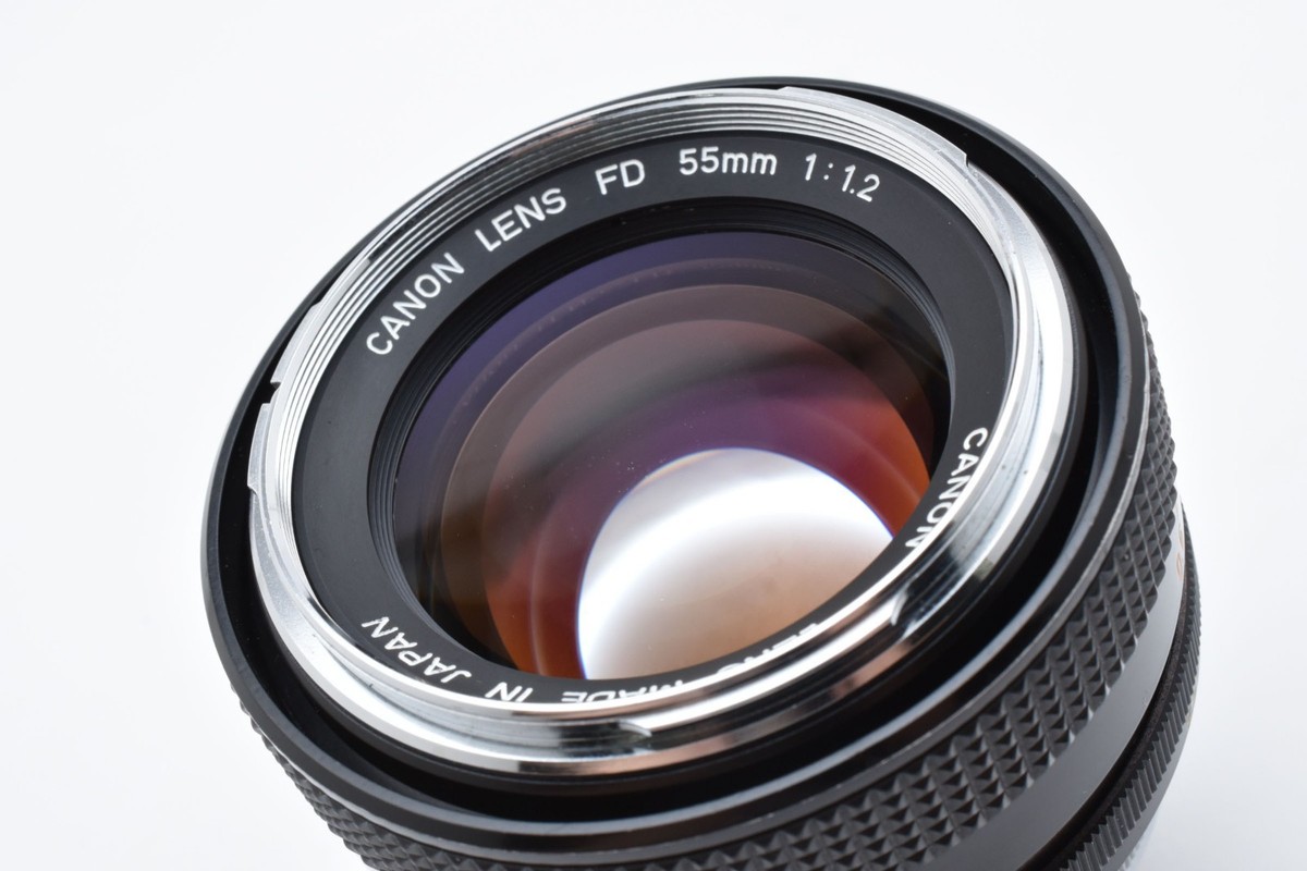 Canon FD 55mm f/1.2 Silver Chrome Nose O Lens From Japan