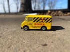 Vintage 1986 Hot Wheels Homer Simpson Nuclear Waste Danger Truck w/ Eye Glass B1