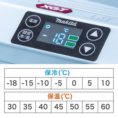 Makita Rechargeable Cooling and Warming Box Olive 40Vmax Main unit only CW001GZO - Picture 3 of 6