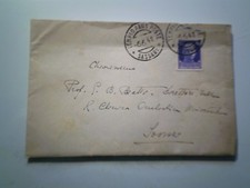 Busta Viaggiata "Dott. ANTONIO VALETINO Medico Chirurgo Tempio Pausania" 1941