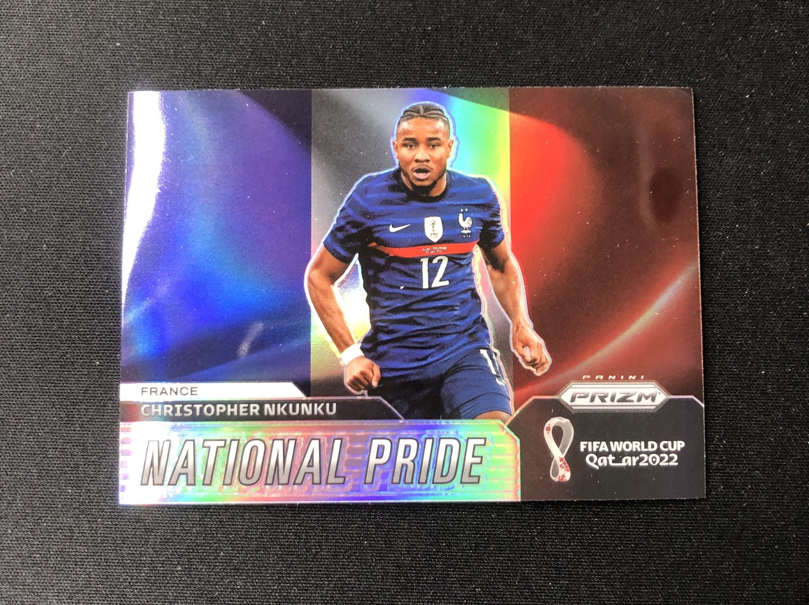 2022 Prizm FIFA World Cup Qatar Christopher Nkunku National Pride France #10