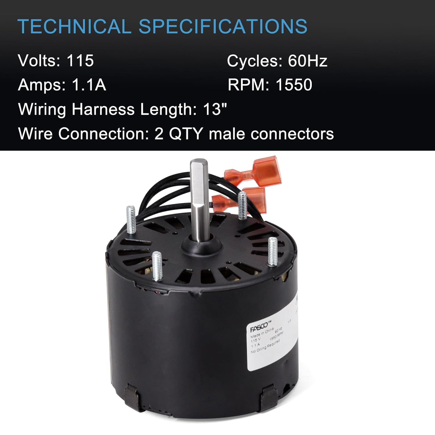 High-Performance Convection Blower Motor for Avalon & Lopi Pellet Stoves
