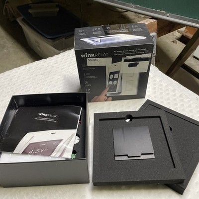 New sealed Wink Relay Wall-Mounted Smart Home Controller, 4.3'' Touchscreen white