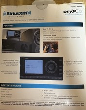 SIRIUS XM Satellite Radio Onyx EZ Radio Home Kit Model XEZ1H1 - Open Box New