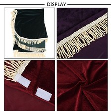 200  150cm Durable Upright Piano Dustproof Protective Cover Pleuche Cloth