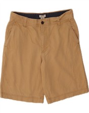 IZOD Mens Chino Shorts W32 Medium Beige Cotton DD74