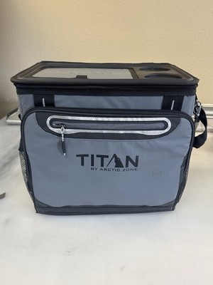 Titan Arctic Zone Cooler Zipperless HardBody 30/40 Can Cooler w/ Tray
