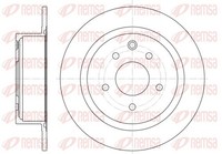 2X Remsa Bremsscheibe 61530.00 FüR NJ10 J10 Qashqai Nissan 291,6Mm 1 Dci Allrad