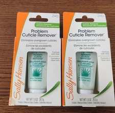 2 PCS NIP SALLY HANSEN #2140 PROBLEM CUTICLE REMOVER W/ ALOE 1.0 OZ EACH