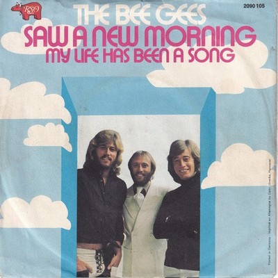 -0807- The Bee Gees - Saw A New Morning - 7''-Single - vg+