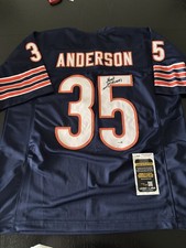 Bears Neal Anderson signed Jersey JSA