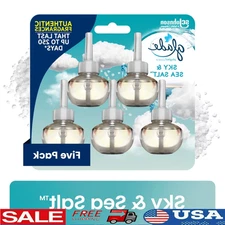 Plugins Air Freshener Refills Sky Sea Salt 5 Count Essential Oils Aroma Diffuser