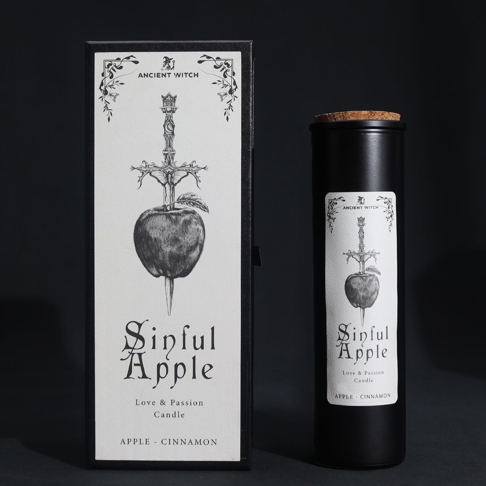 Blue Pirate Ancient Witch Ritual Candles - Sinful Apple - Image 3