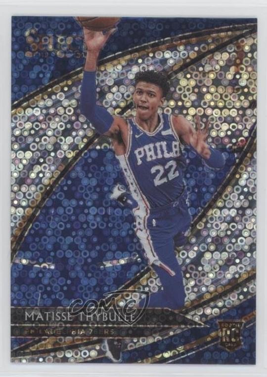 2019-20 Panini Select Courtside Hybrid Disco Prizm Matisse Thybulle #223 0g27
