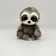 Ty Silk Beanie Boo Baby Dangler the Sloth 6" Stuffed Animal Toy, no ear tags 