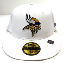 Minnesota Vikings NFL NE Optic White Fitted Hat