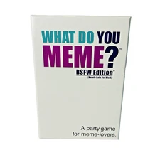What Do You Meme? BSFW Edition Fun Party Game 2018 Gift Pre-owned No Easel