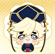 Anime Demon Slayer  Douma 10cm Plush Doll Stuffed Toy Pendant Keychain