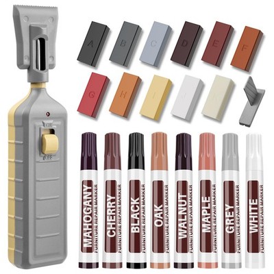 Vinyl Floor Repair Kit with Heat Pen - 11 Colors Laminate Wood Floor Repair Kit