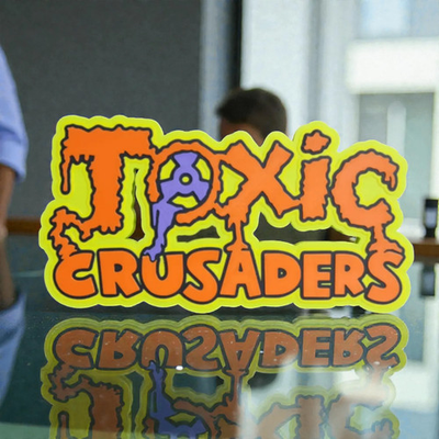 #ad #ad Toxic Crusaders 3D Sign Vintage 90s Cartoon TV Show $14.99
