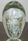 Vintage Heavy Controlled Bubble Nautical Jellyfish Paperweight Sculpture — photo 2