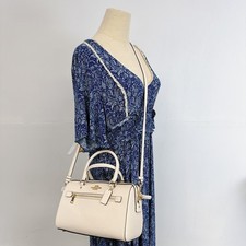 Coach F79946 Rowan Satchel IN CHALK