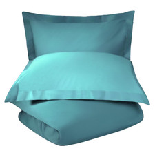 Superior Cotton Blend Soft 3-Piece King/California King Duvet Cover Set Solid