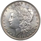 1899 Morgan Dollar AU+ ALMOST UNC Details Cleaned A2915
