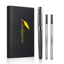 Rollerball Pen for Men Women Luxury Metal Executive Pens Home Office Use with...