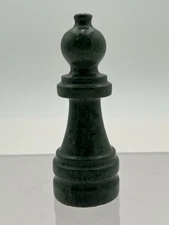 Green BISHOP Chess Game Piece Marble Onyx Stone 3.5” Replacement Piece