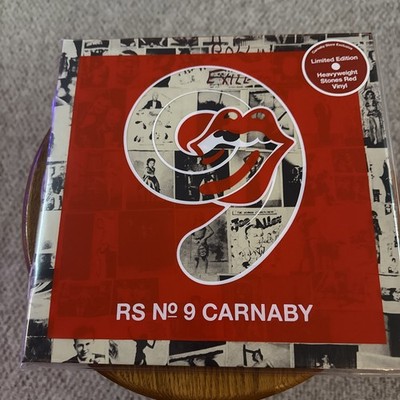 THE ROLLING STONES Exile On Main Street RS No. 9 Carnaby Red Vinyl LP In Hand  