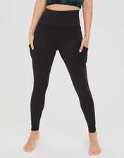 OFFLINE By Aerie The Hugger High Waisted Pocket Black Woman Legging Sz Large New