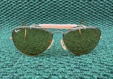 Ray Ban B L Ambermatic Shooter Aviator Sunglasses 58 14 USA 70s Vintage