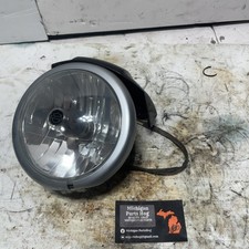 07 Harley Sportster Xl Oem Headlamp Headlight Assembly Visor And Bucket Black