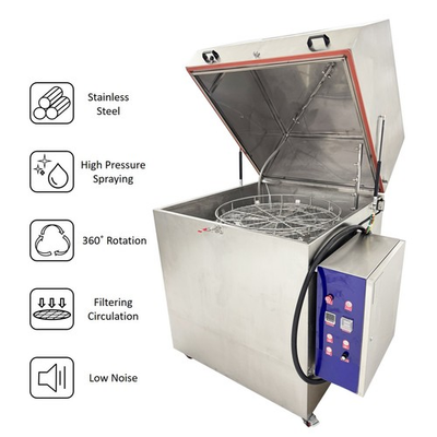 #ad 220V High Pressure Spray Wash Cabinet Part Rotary Spraying Cleaning Machine 3PH $10990.32