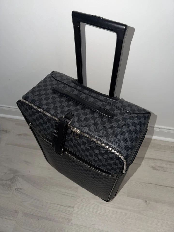 路易威登 Pegase 65 石墨 Ebene 行李箱滚动旅行包 原始 — 第 2/4 张图片