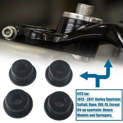 Handlebar Riser Bushings Mounts For Harley Dyna Super Wide Glide Softail Fatboy