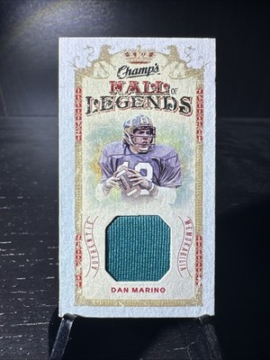 2009-10 Upper Deck Champ's #HL-DM Dan Marino Hall of Legends Memorabilia Jersey