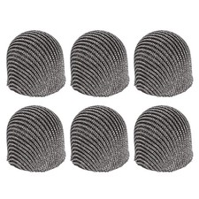 6Pcs Stylus Pen Tips 7.5mm Conductive Mesh Fiber Touch Screen Pens Tip, Gray