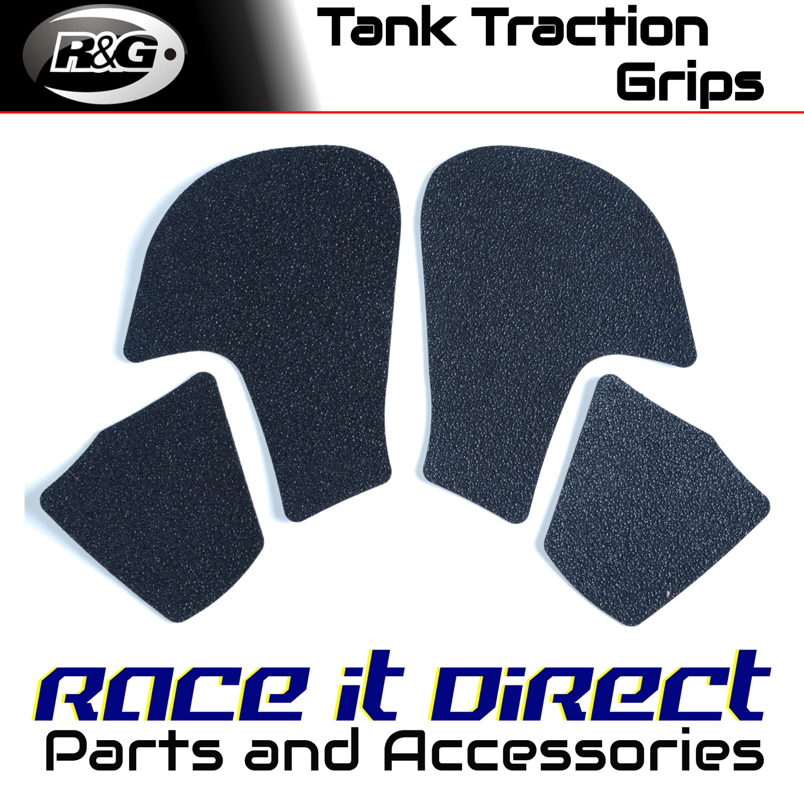 Tank Traction Grips for Yamaha MT-09 (FZ-09) 2013-2020 Clear R&G
