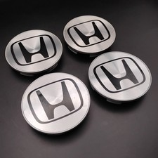 Oem Honda 01-03 Civic 97-01 Prelude Center Hub Caps 44732-sx0-j010 Set Of 4