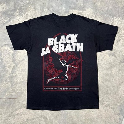 Black Sabbath The End Church Window Black Unisex T-shirt Size S
