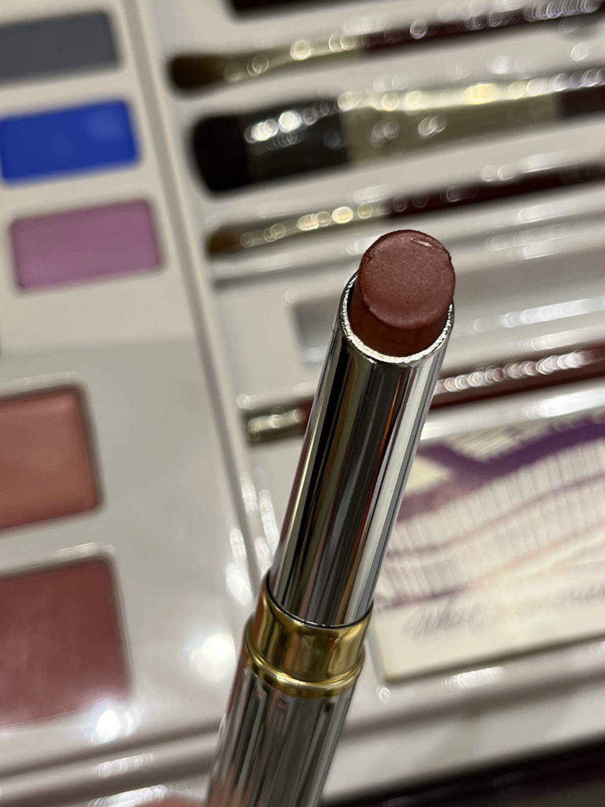 Rare NIB Vintage Charles Of The Ritz Makeup Pallet and Brush Set Unused w/ Tag 