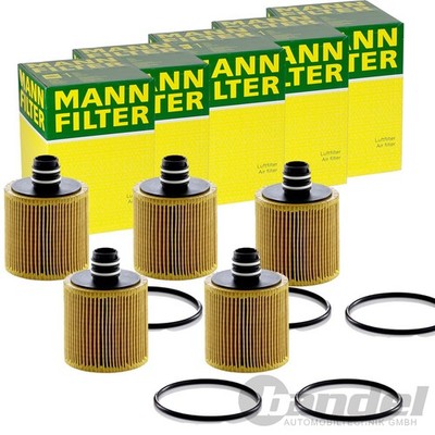 5x MANN-FILTER HU 8006 z ÖLFILTER MIT DICHTUNG FILTEREINSATZ 5-STÜCK!